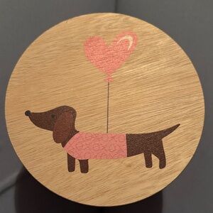 Sand + Paws Tahitian Vanilla Candle with Dachshund Lid